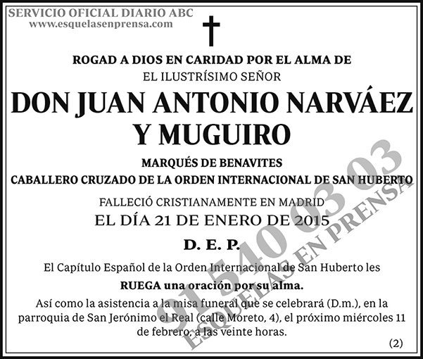 Juan Antonio Narváez y Muguiro